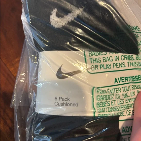 Brand new! Nike Cushioned Baby Socks - Black, white, and Gray. 18 pairs - Picture 6 of 6